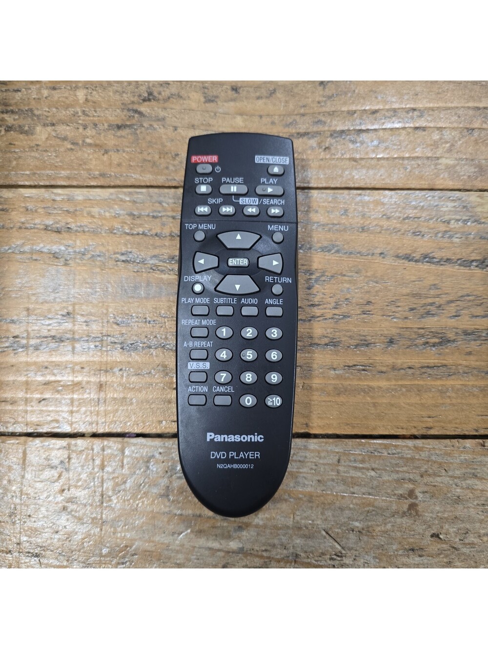 Panasonic N2QAHB000012 VCR Remote for PV-V4020 PV-V4021